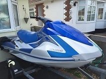 Blue yamaha wave rider 3 seat jet ski