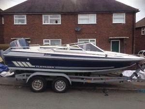 power boat Fletcher Arrowhawk 200hp yamaha