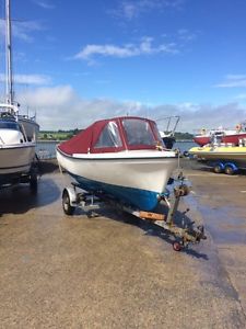 OYSTER 16ft OPEN FISHING BOAT,LAUNCH with TRAILER