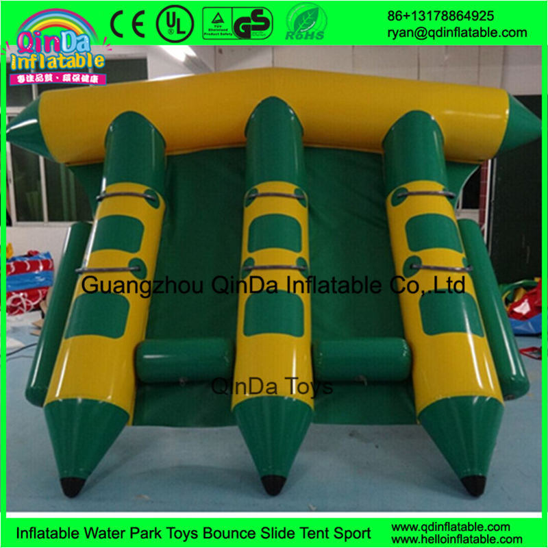 New Style Inflatable Towable Tubes flying Ray Manta Water Sports Tube