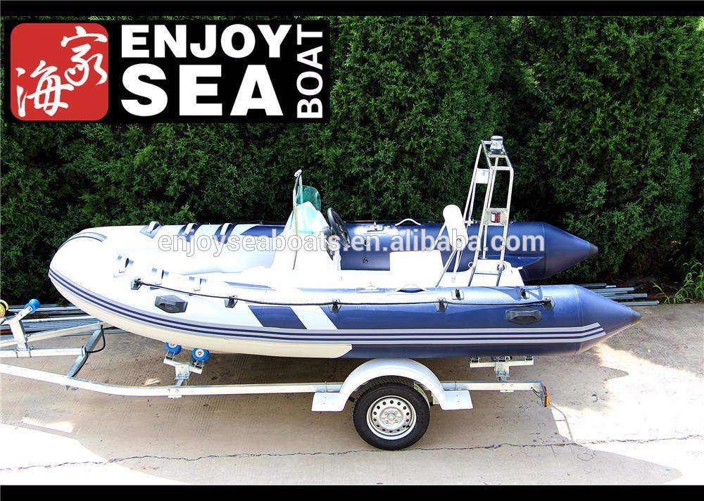 PVC CE rigid hull fiberglass inflatable boat!