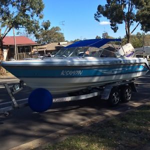 Boat cruise craft lazer 520br bowrider runabout fibreglass immaculate condition