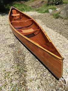 Woodstrip canoe 15' 