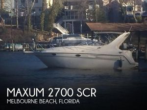 1997 Maxum 2700 SCR Used