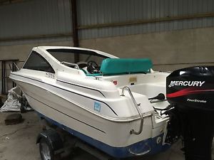 Power boat/spedboat/engine/outboard/merucy/50hp/trailer/covers/seats/