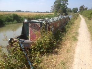 NARROWBOAT PROJECT 66FT ALL STEEL NEW ANODES BLACKED HULL GOOD