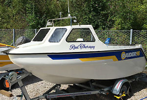 Raider 16 Cuddy fishing boat with 60hp 4 stroke outboard on NEW Trailer