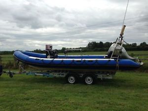 Northcraft 7.5m Dive RIB Honda 225hp & New Degraff Trailer