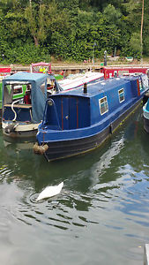 53' Narrowboat with morring in Bath