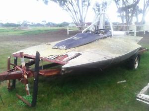 Race Boat and trailer (can be loaded onto your tandem trailer)