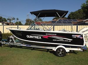 QUINTREX FREEDOM SPORT BOAT 5.3m 115hp EVINRUDE EXCELLENT CONDITION LOW HOURS