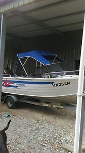 4.75 quintrex Bayhunter aluminium boat