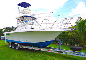 1998 PROLINE 2950 WA 30' w/twin 2003 Evinrude 250hp Low Low Reserve