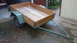 Trailer timber refurbished .