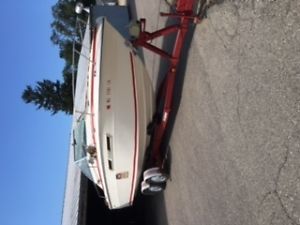 1978 24' sea ray weekender and trailer