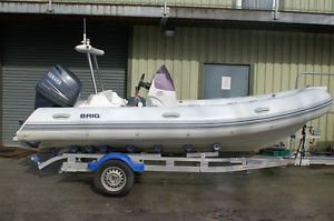 BRIG EAGLE 500HTC YAMAHA 80hp TRAILER - 2 Owners & Low Hours - PX Welcome