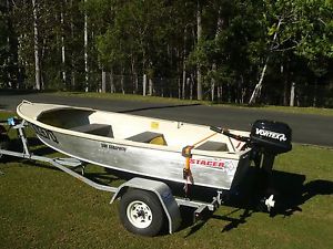 Tinny STACER 3.4 SEASPRITE+ BRAND NEW VORTEX MOTOR+ REDCO SPORTSMAN TRAILER