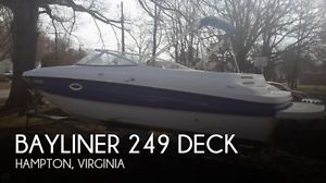 2006 Bayliner 249 Deck