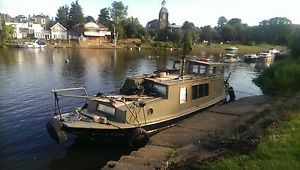 37ft widebeam dutch barge liveaboard