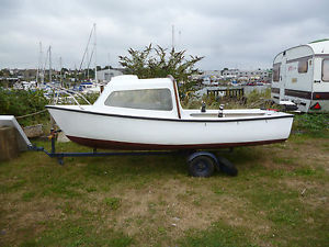 Fishing Boat made by CJR with trailer and outboard engine