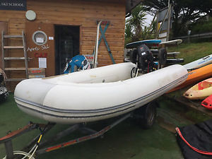 Rib 340 Boat/Tender aluminium Hull - Engine,Trailer and Wheels NOT included