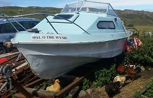 Shetland suntrip 17ft fishing boat