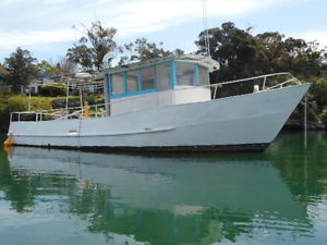 Trawler 30ft steel high bow fish hold (sydney harbour) No Reserve !!!!!!!!!!!!!!