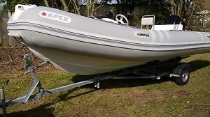 Rib Boat Apex A17C Rigid inflatable Mercury 90HP outboard speed boat