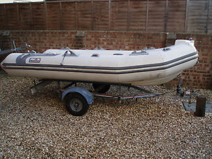 Avon 3.40 Hypalon RIB Boat and Trailer