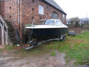 Crescent Speed Boat and Trailer for sale.