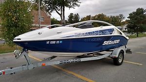 2008 SeaDoo Speedster 200 Jet Boat 20' 310hp w/ Karavan trailer (galvanized)