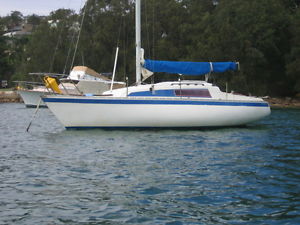 Hutton 24 Yacht Sail Boat C1980's incl Mooring apparatus Outboard Tender lots++