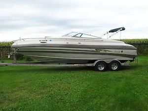 1999 Mariah Z258 Shabah Cuddy Cabin Cruiser Boat and Trailer