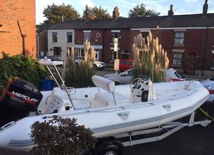 RIB BOAT - 6 METRE ,MERCURY 150 HP ZODIAC 600RL - WHITE