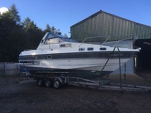 power boat/sealine/boat/speedboat/inboard/engine/petrol/volvo/stern/leg/trailer/