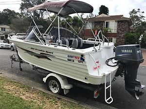 quintrex freedom sport 500 boat bowrider bow rider fishing camping bargain