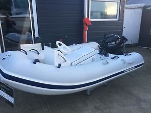 NEW Mercury 2.9m rib  /9.9hp Outboard Engine