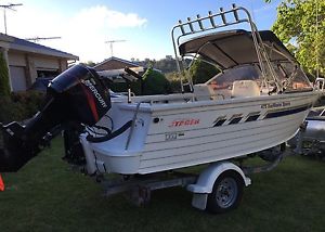 Boat Stacer Aluminum Boat 475 Bay Master Sports  Full Options