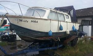 river cabin cruiser £1495 inc trailor and outboard engine