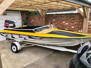 Sports Wakeboard Ski Power Speed Boat With Trailer Yamaha Outboard