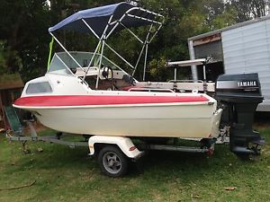 Fishing Boat Half Cabin Seafarer 4.72m 90HP Yamaha