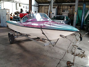 Speedboat with outboard and trailer ..Fletcher?.. May Split ...Cheap!