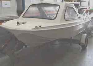 Fishing Boat with trailer and 30hP Suzuki