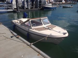 Norwegian Motor Launch Boat Volvo Penta Inboard 15 foot Trailer Classic GWO