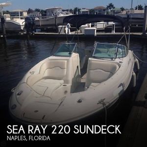 2008 Sea Ray 220 Sundeck