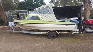 Pride Pathfinder Half cab 4.0 mtr 70 hp Evinrude 12 mths reg