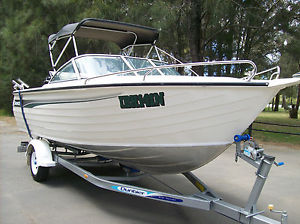 Savage Osprey 540 SL 2004 Bowrider Aluminium Boat **No Reserve**