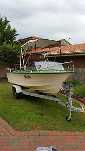 Cruise Craft Rogue 14.7ft Deep Hull, 75hp Mercury, tilt trailer