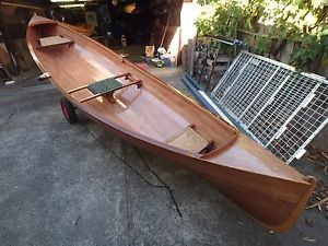 Wooden Rowing Boat