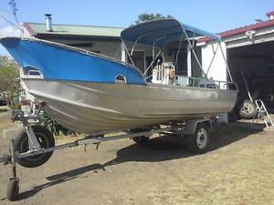 clark abalone 5metre alluminium boat